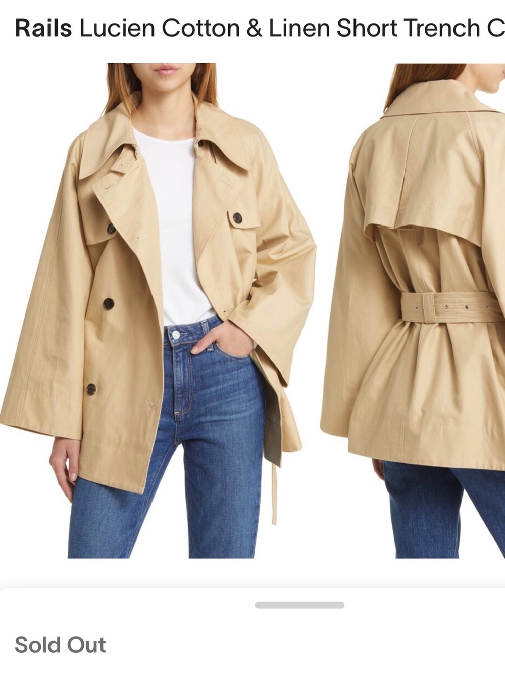 Rails “Lucien” trench